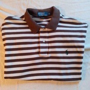 Striped Polo Tee XL